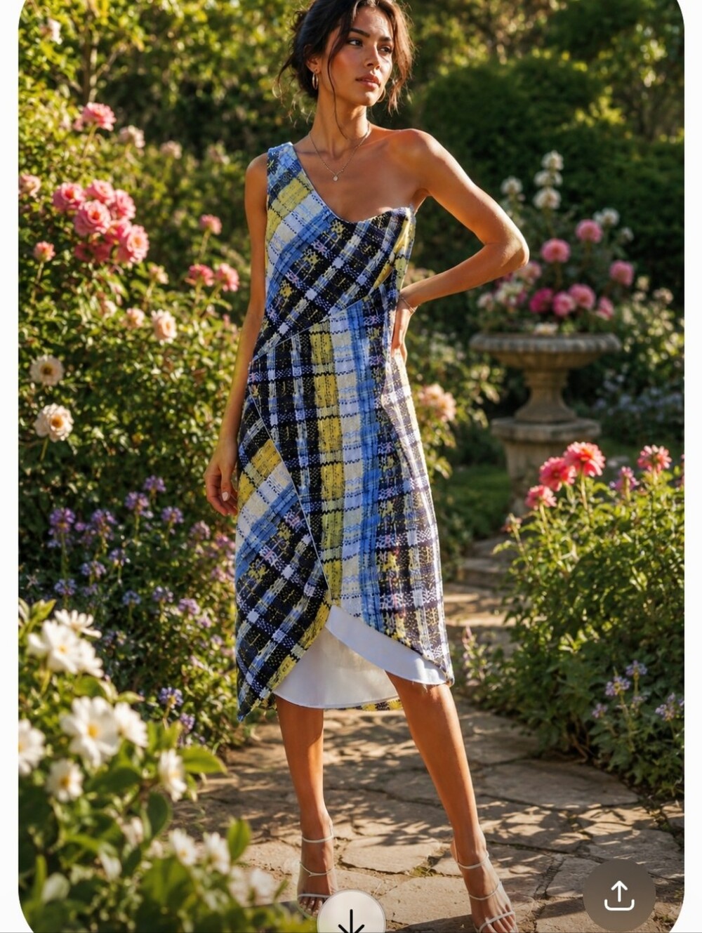 "Project Runway" XL One Shoulder Dress